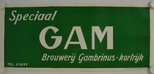 Belgian beer poster GAM 1950s
