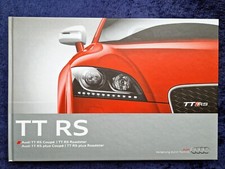 Audi TT RS, RS Plus Coupe/Convertible Hardback Brochure/Book 4.2012