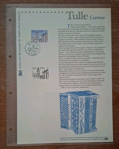Document philatélique tulle - philatélique,