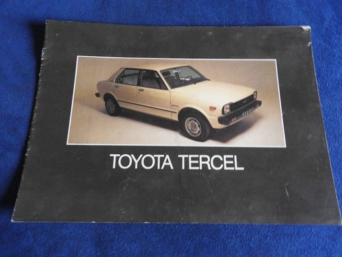 Catalogue toyota tercel 1978 - catalogue,