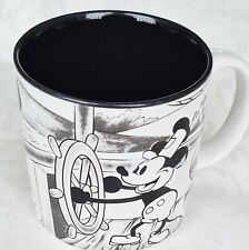 Mickey Mouse Black and White Coffee Mug Disney Japan Rare Collectible 