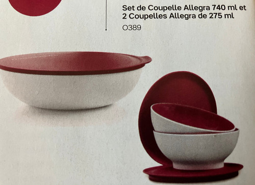 Lot coupelles allegra - lot, allegra:1