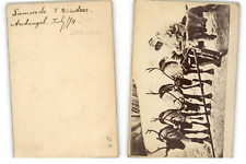 Samoyed People, L&#039;Reindeer Breeder, Siberia Vintage Albumen Print CDV.