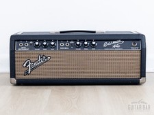 1965 Fender Bassman Black Panel Vintage Tube Amp Head AB165, Serviced
