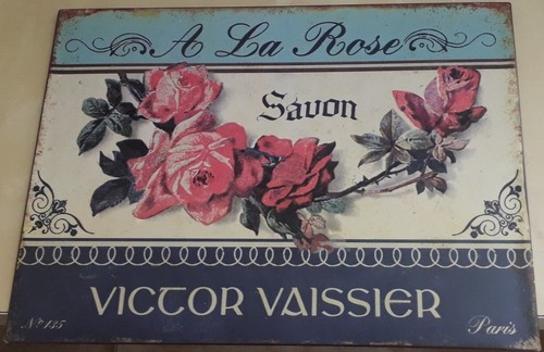 Plaque publicitaire vintage - vintage, en