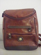 Mouflon Sacs Bags Canada Convertible Sling bag Backpack Brown Vegan Leather