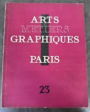 1931 ARTS ET MÉTIERS GRAPHIQUES #23 Mourlot Lithographs Vollard, Chagall, Sussan