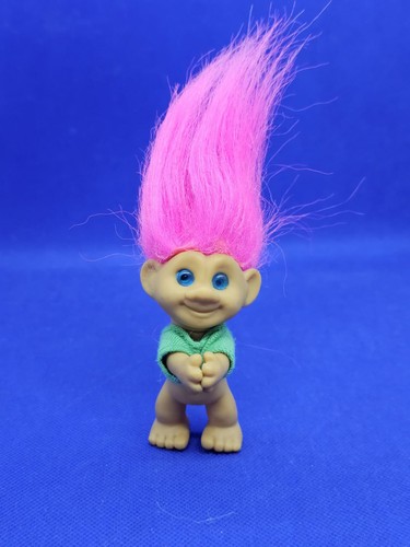 Poupée troll vintage cheveux - poupée,