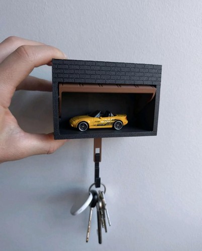 Diorama garage pour - , voiture