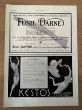 Publicité 1935 Kestos lingerie féminine / Fusil Darne Saint Etienne 2958