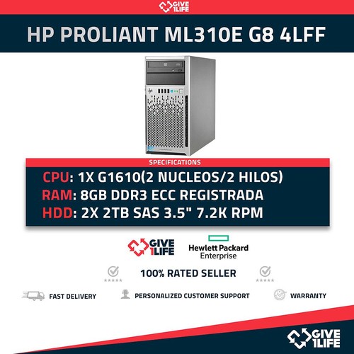 Proliant ml310e 4lff 1 x - hp,