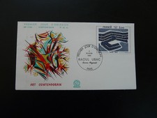 FDC France 1980 contemporary art painting Raoul Ubac (1)