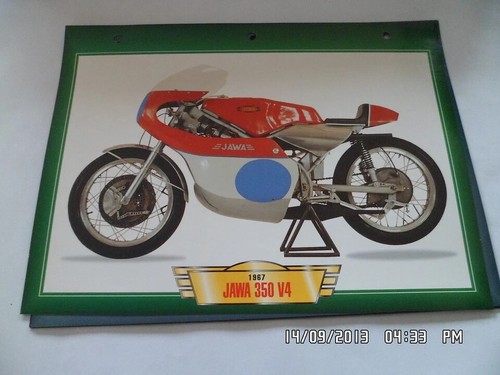 Carte fiche moto - moto, 1967