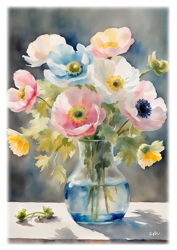 Tableau fleurs nature - nature, morte