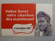 GET YOUR COAL DELIVERED NOW / OLD ADVERTISING BLOTTER