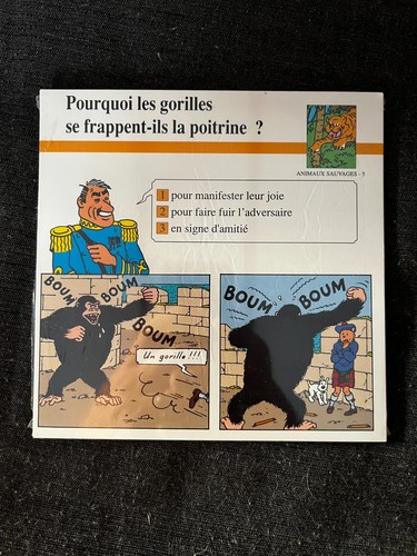 Lot fiches atlas tintin - lot,