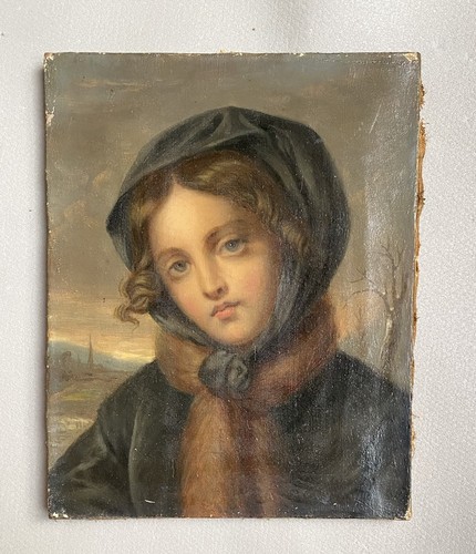 Portrait jeune femme isabey - femme,