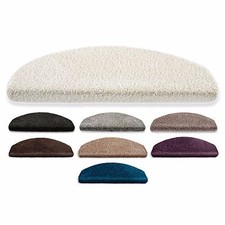 Poils Longs Shaggy Tapis de Marche / pour Escalier Las Vegas Demi-Cercle Haut