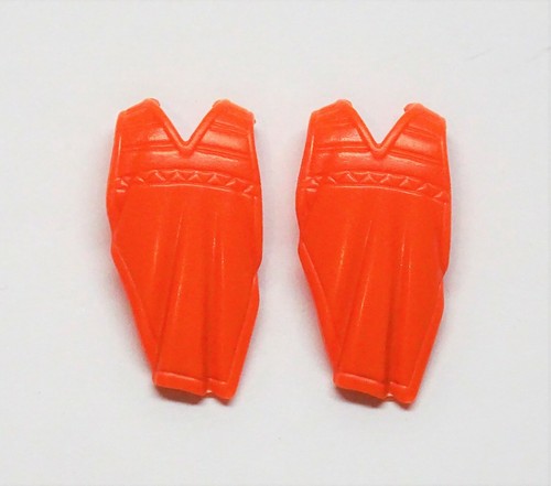 Poncho orange playmobil - 2,