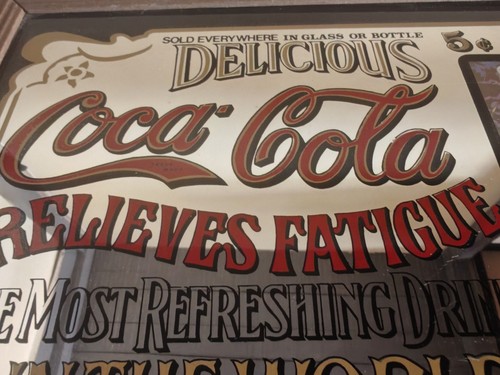 Miroir publicitaire coca cola - publicitaire, coca-cola