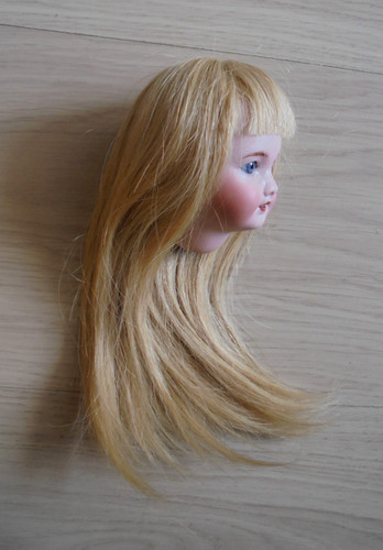 Perruque poupée ancienne - de,