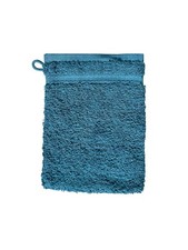 Gant de toilette Oeko Tex bleu