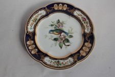 Royal Crown Derby Chickadee Bird Porcelain Plate (74727)