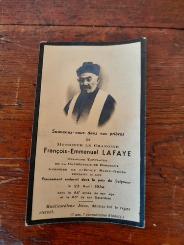 Image mortuaire francois - image,