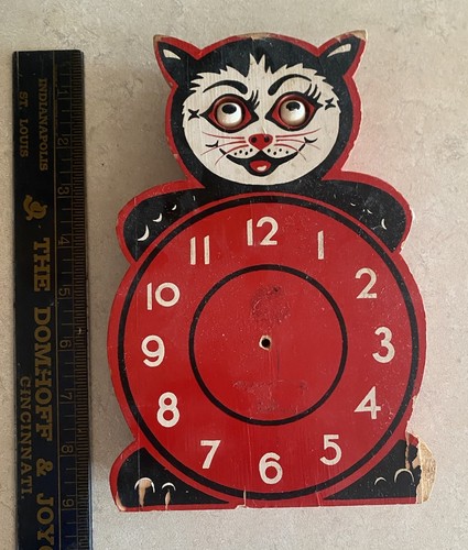 Vtg mcm kit cat cuckoo - j.,