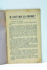 Le plan du travail au pouvoir