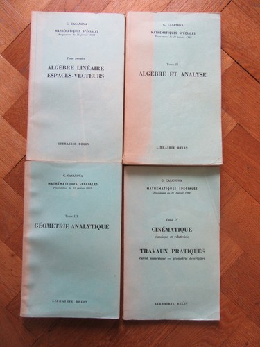 Lot livres mathématiques - 4, livres: