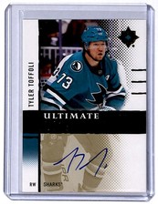 2024-25 Ultimate Collection Signatures Tyler Toffoli Auto (NicBour2)
