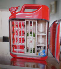 BAR TOOLS GASOLINE BARREL CASE - 18" X 14" X 7" - RED