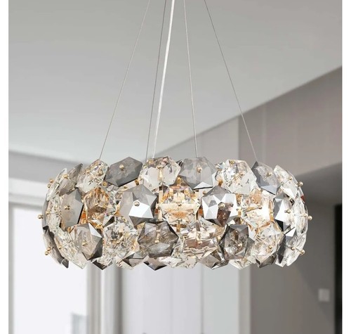 Crystal chandelier lights - crystal, 12-lights