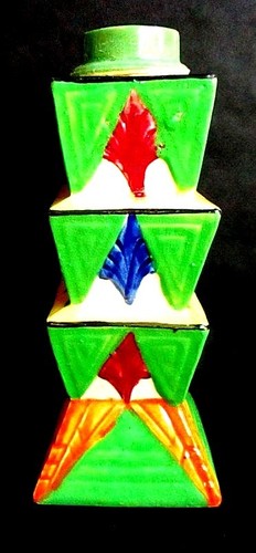 Vintage 1920 art deco - vintage, glazed