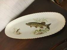 1 Luneville earthenware pike dish