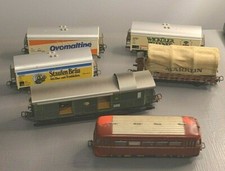  Märklin H0 DB Train Trailer 800K and 4 Advertising Cars 1 Wagon 114327