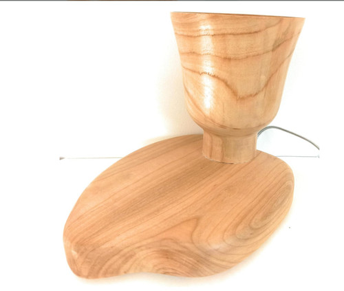 Lampe bois massif - bois,