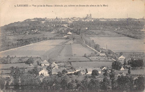 Langres vue prise buzon - 52-langres-vue, de