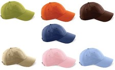 Casquette De Baseball Vintage En Twill De Cotton Beechfield Verte Ou Orange