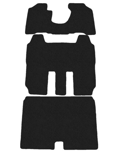 Anthracite velour tapis sol - de,