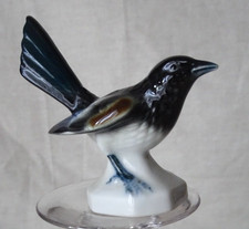 Pie ? , oiseau porcelaine Gerold Porzellan Bavaria West Germany