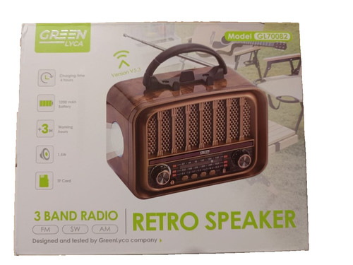 Green lyca radio vintage - green,