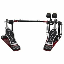 DRUM WORKSHOP 5002 ACCELERATOR DOUBLE PEDAL AND BAG WITH EXTENDED FOOTBOARD