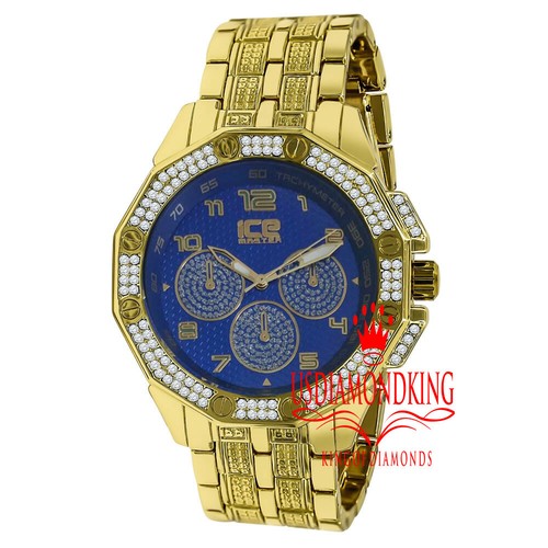 Mens blue dial - mens, tone