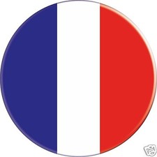 5 x sticker 5cm auto moto velo valise pc portable drapeau Rond France-Francia