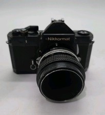 Nikon Nikkormat FT2 35mm Film SLR Camera Body And Lens - Working Black