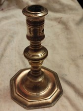 bougeoir bronze haute époque 17 ème siècle Louis XIII