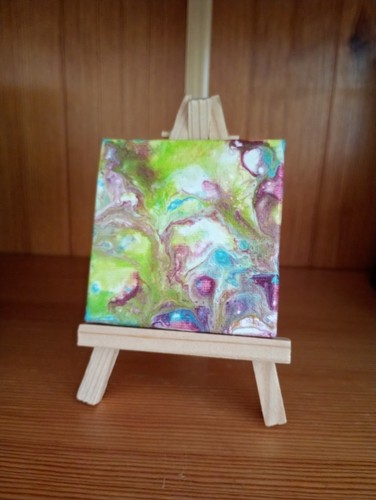 Peinture abstraite multicolore