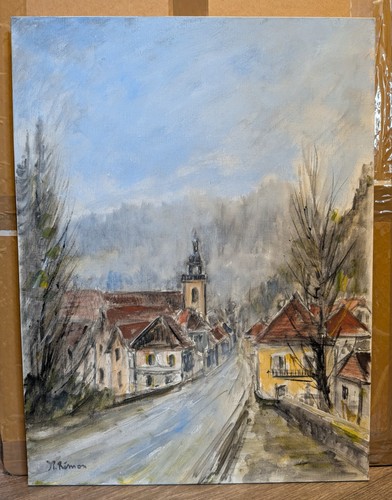 Tableau peinture sur toile - -,